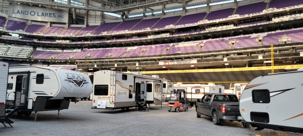 RV show at stadium